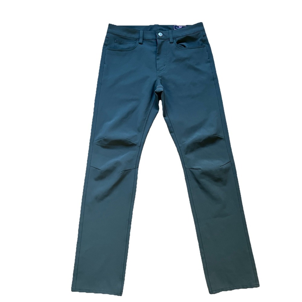 Vineyard Vines Performance Gray Pants Straight Fit Preppy‎ Golf Chino Mens 30X32